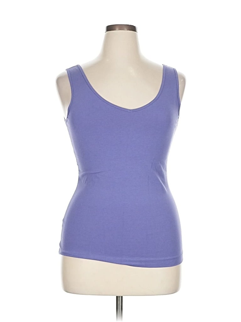 Pre-owned Felina Tank Top Purple Sweetheart Neckline Tops