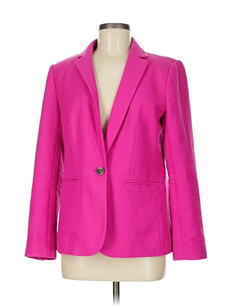 Pre-owned Ann Taylor Blazer Jacket In Pink
