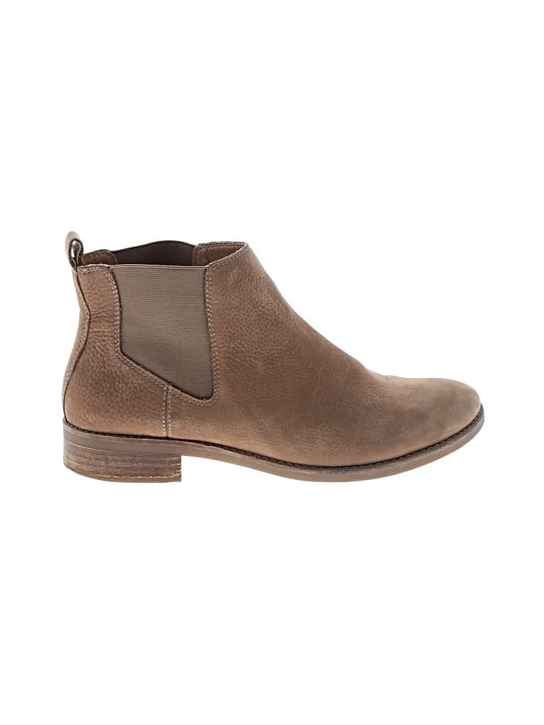 Pre-owned Lucky Brand Ankle Boots In Brown