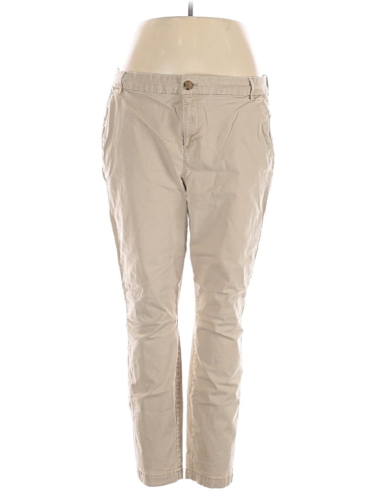 Pre-owned Seven7 Khaki Pant In Brown