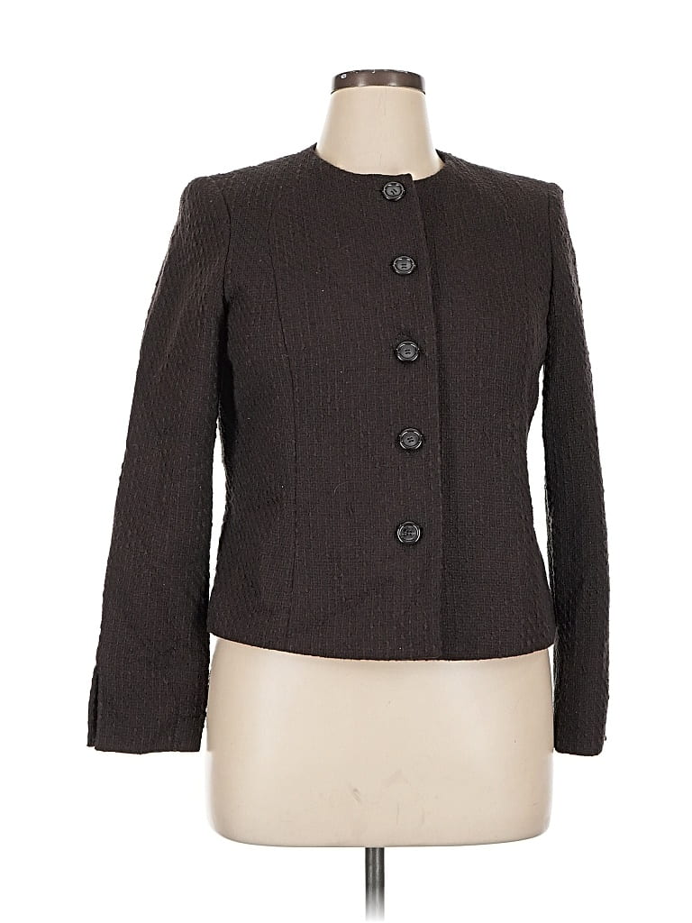 Pre-owned Liz Claiborne Blazer Jacket In Gray