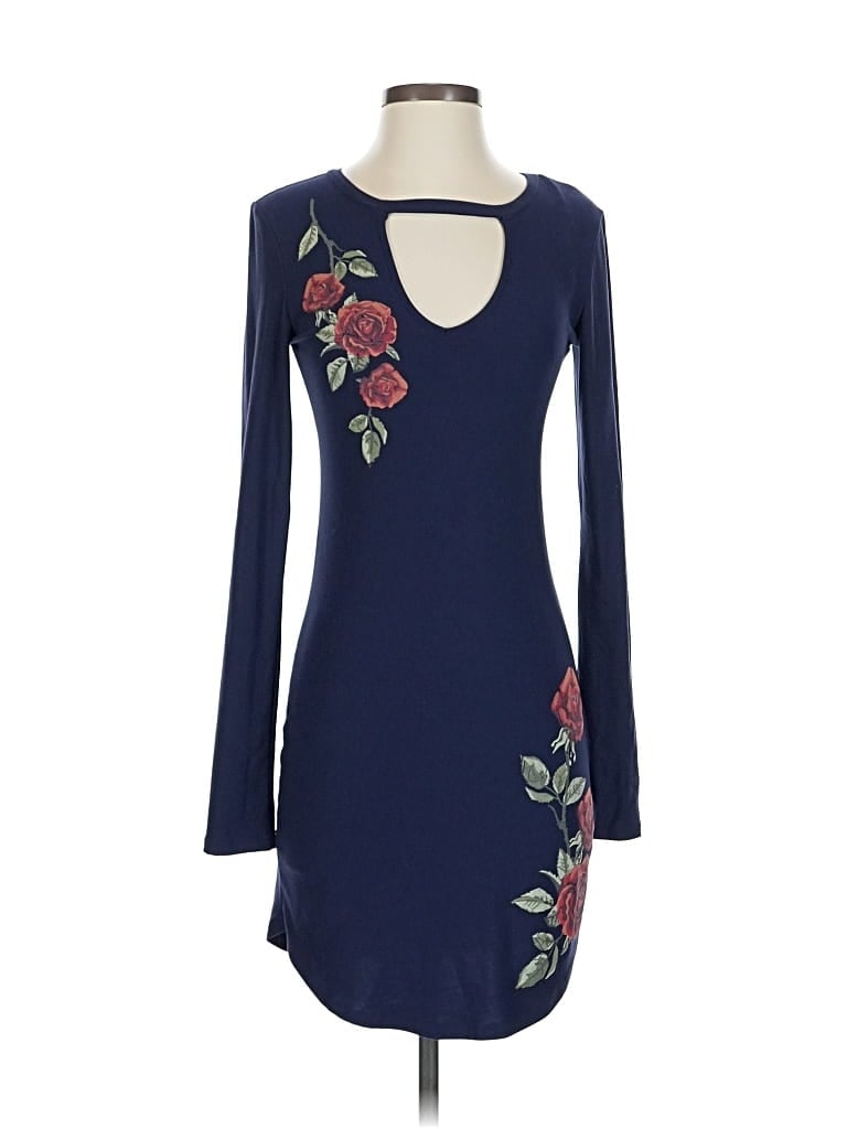 Pre-owned Derek Heart Cocktail Dress In Blue