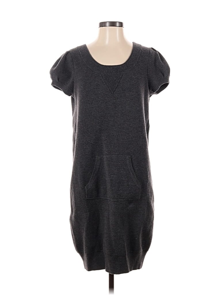 Pre-owned Laundry By Design Casual Dress In Gray