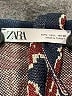 Zara Paisley Blue Casual Dress Size L - photo 7