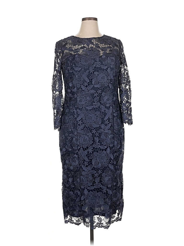 Pre-owned Js Collections Cocktail Dress In Blue