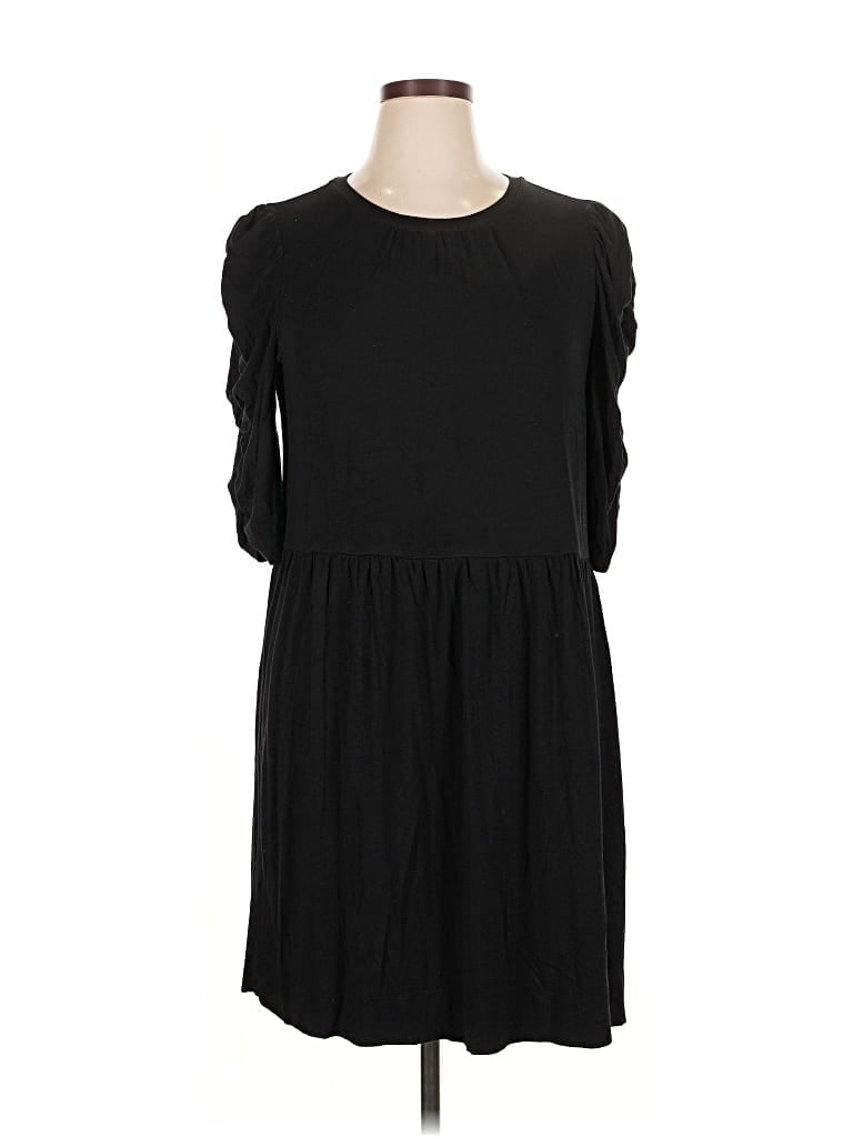 Pre-owned Ann Taylor Loft Casual Dress In Black
