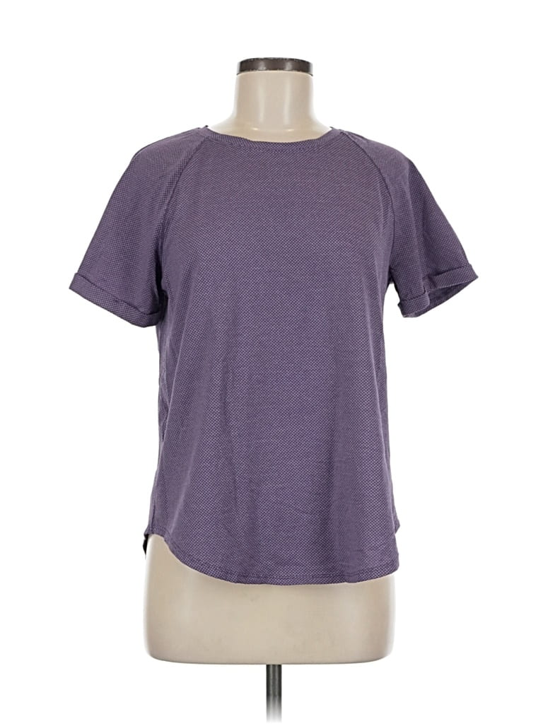 Pre-owned Athletic Works Active T-shirt In Purple