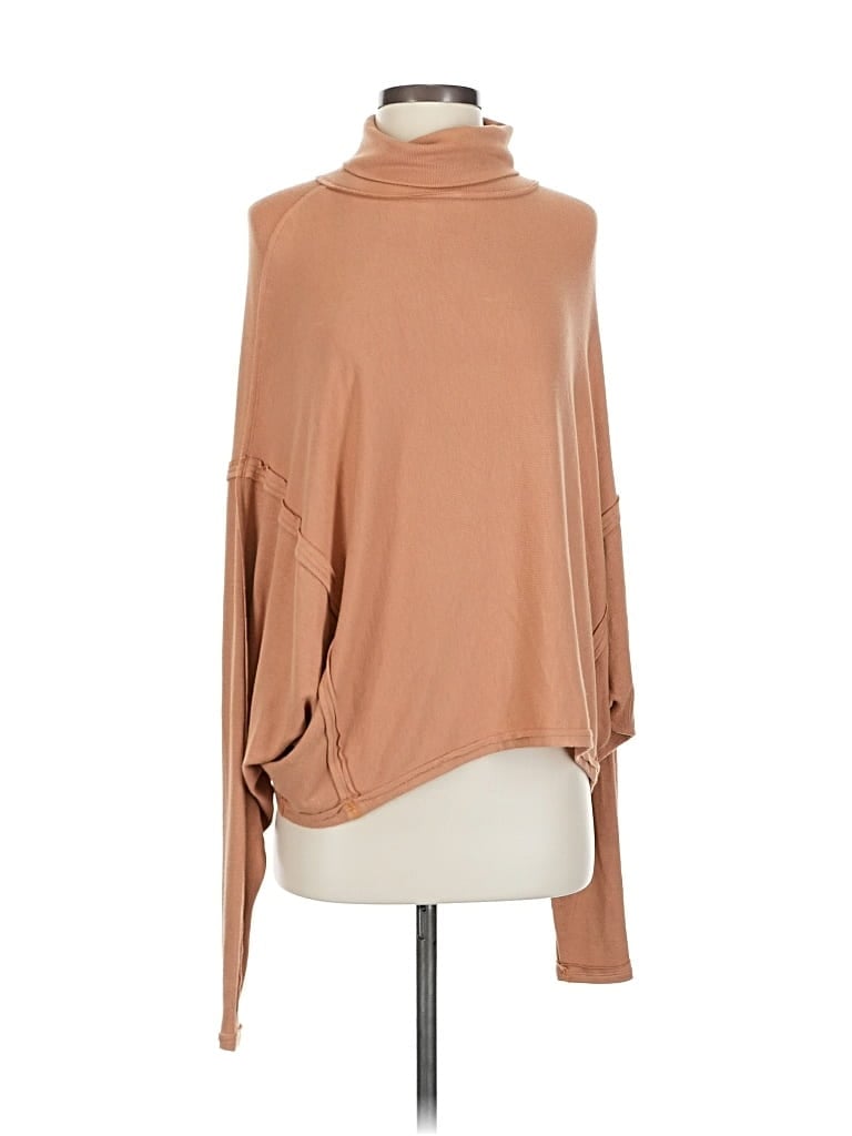 Pre-owned We The Free Poncho In Brown