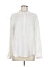 Neiman Marcus 100% Polyester White Long Sleeve Blouse Size M - photo 1