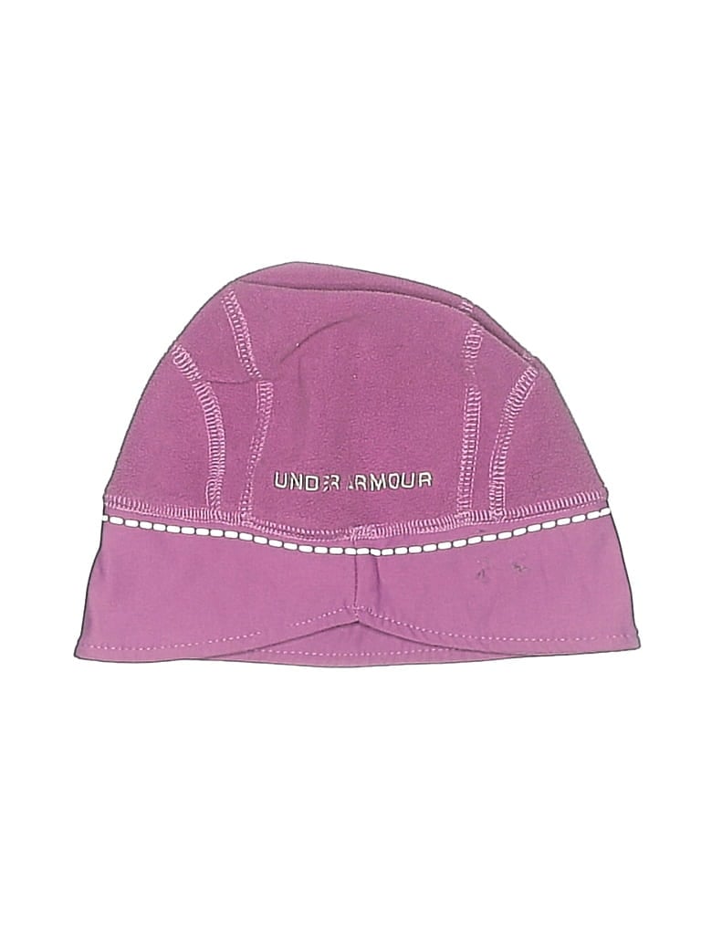 Pre-owned Under Armour Beanie Hat In Purple