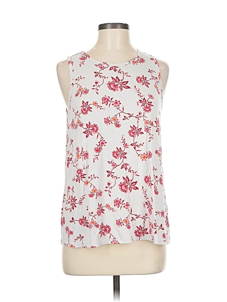 Pre-owned Luxe Tank Top Pink Halter Neckline Tops