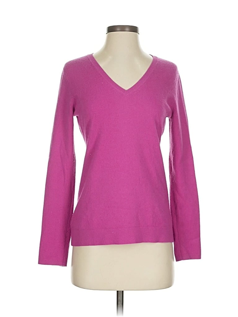 Pre-owned Ann Taylor Pullover Sweater In Purple