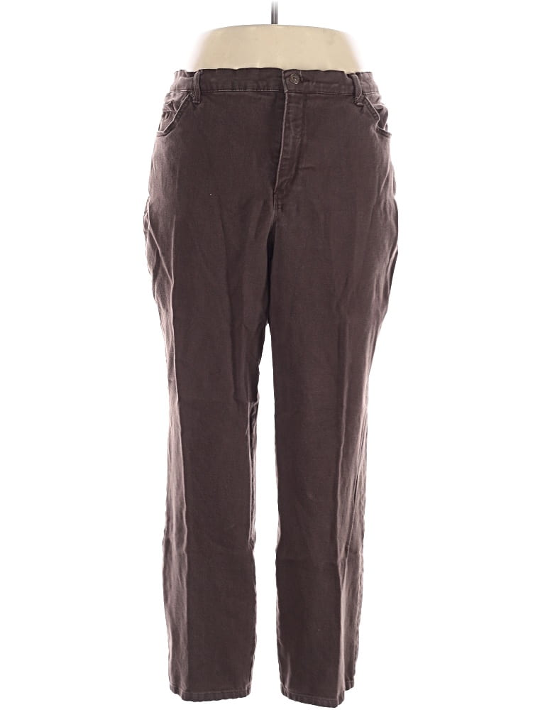 Pre-owned Gloria Vanderbilt Casual Pants In Brown