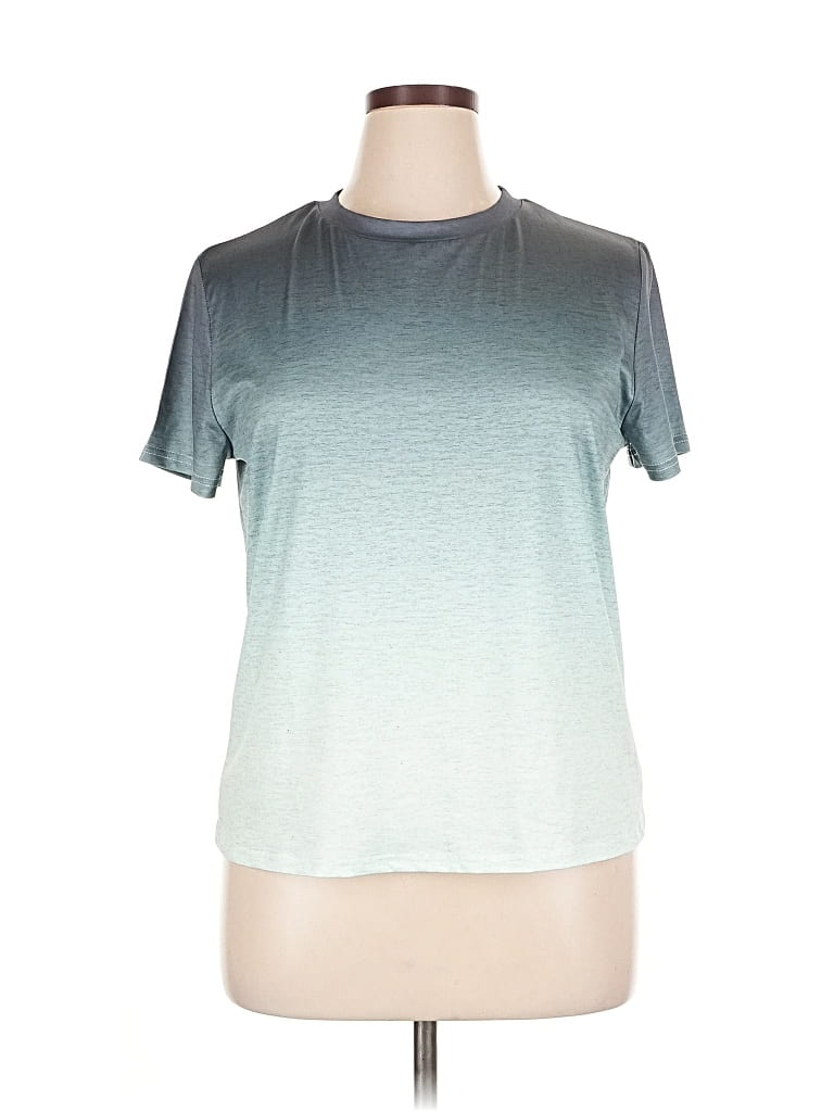 Pre-owned Unbranded Short Sleeve T-shirt In Blue