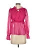 Assorted Brands Pink Long Sleeve Blouse Size S - photo 1