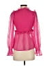 Assorted Brands Pink Long Sleeve Blouse Size S - photo 2