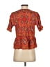 Madewell Orange Short Sleeve Blouse Size XXS - photo 2