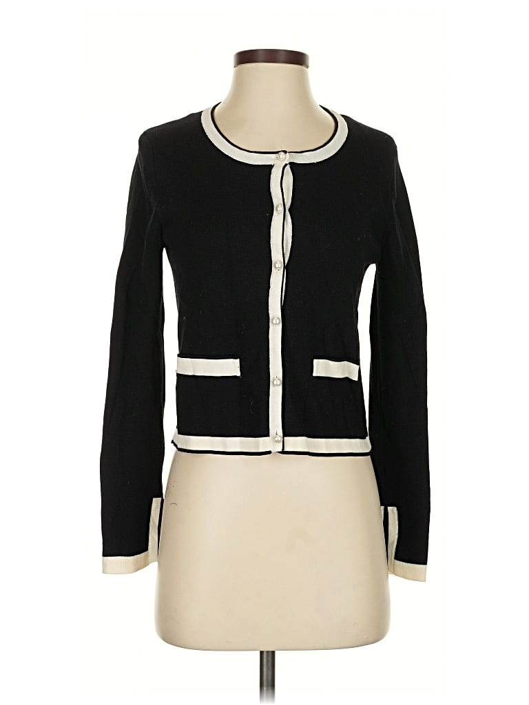 Pre-owned Zara Cardigan Sweater In Black