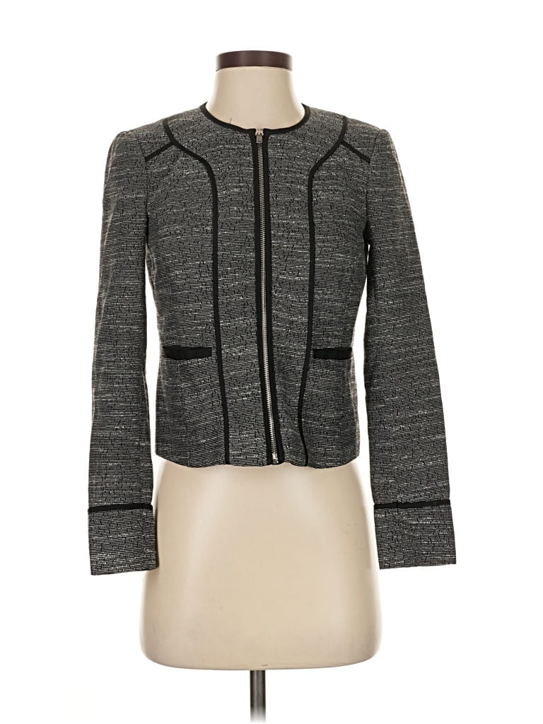 Pre-owned Vince Camuto Blazer Jacket In Gray