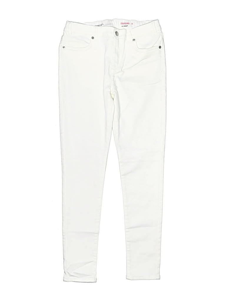 Pre-owned Crewcuts Kids' Jeans In White