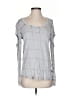 Studio M Gray Long Sleeve Top Size S - photo 1