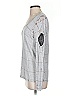 Studio M Gray Long Sleeve Top Size S - photo 5