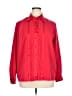 Yves St. Clair 100% Polyester Red Long Sleeve Blouse Size 16 - photo 1
