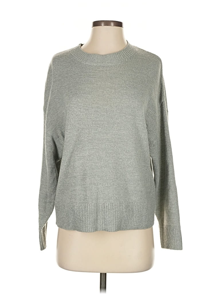 Pre-owned Divided By H&m Pullover Sweater In Gray