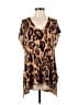 Mumu Mellow 100% Polyester Brown Poncho Size XS - photo 1