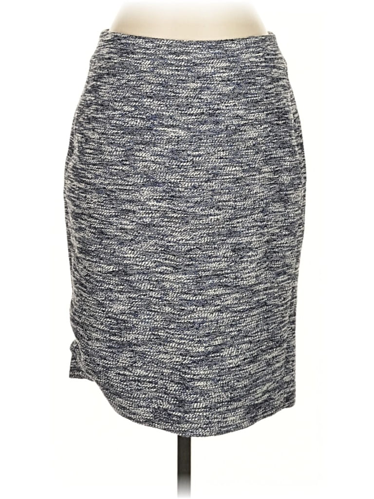 Pre-owned Ann Taylor Casual Skirt In Gray