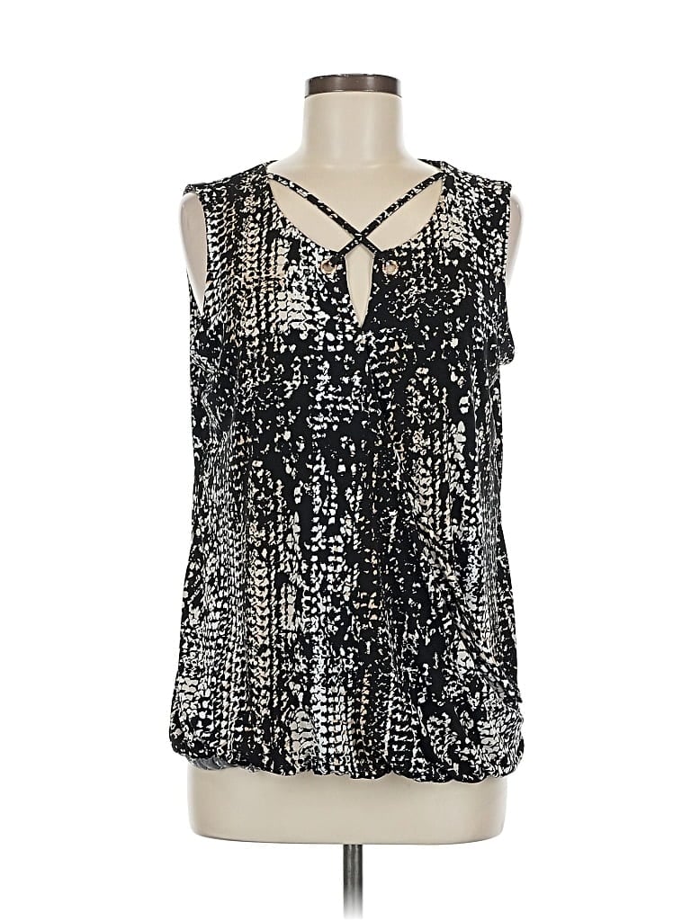 Pre-owned Thalia Sodi Sleeveless Blouse In Silver