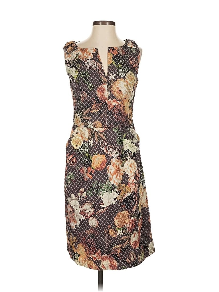 Pre-owned Tabitha Cocktail Dress In Brown