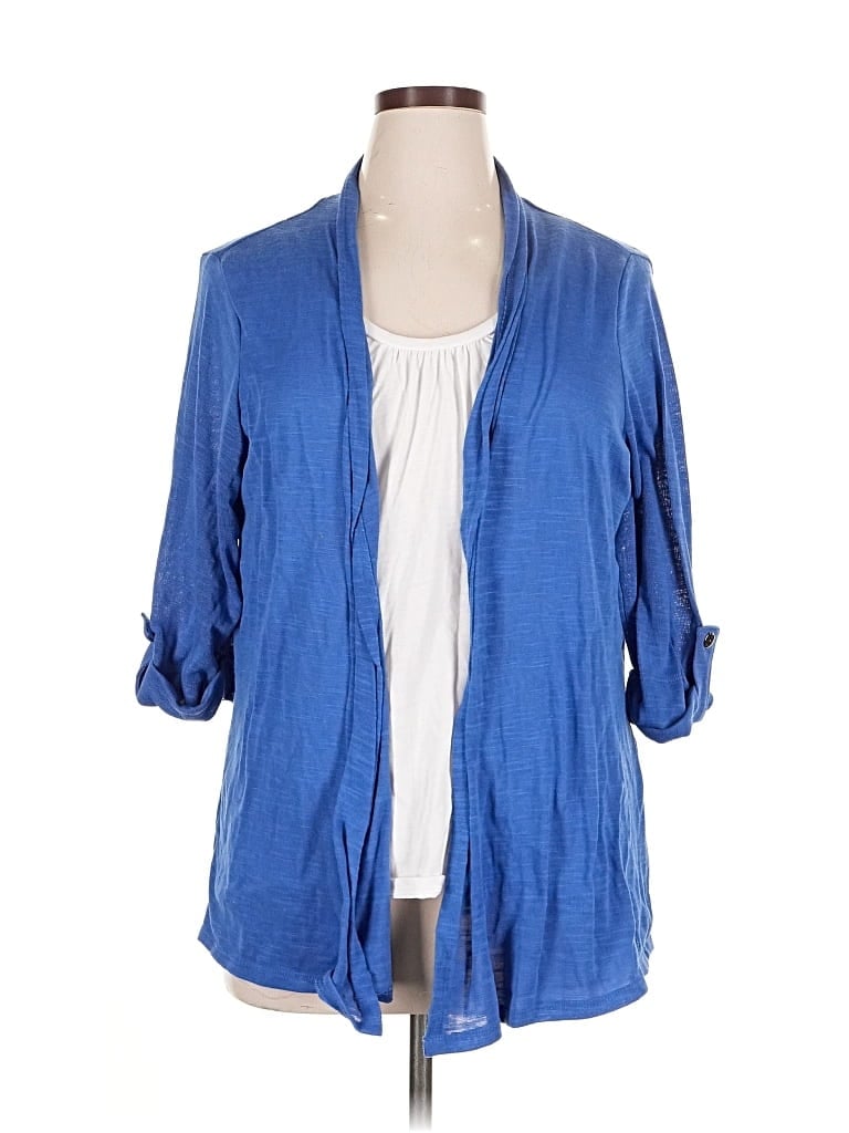 Pre-owned Ny Collection Jacket In Blue