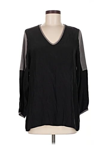 Drew 3/4 Sleeve Silk Top (view 1)