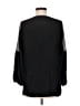 Drew 100% Silk Black 3/4 Sleeve Silk Top Size M - photo 2