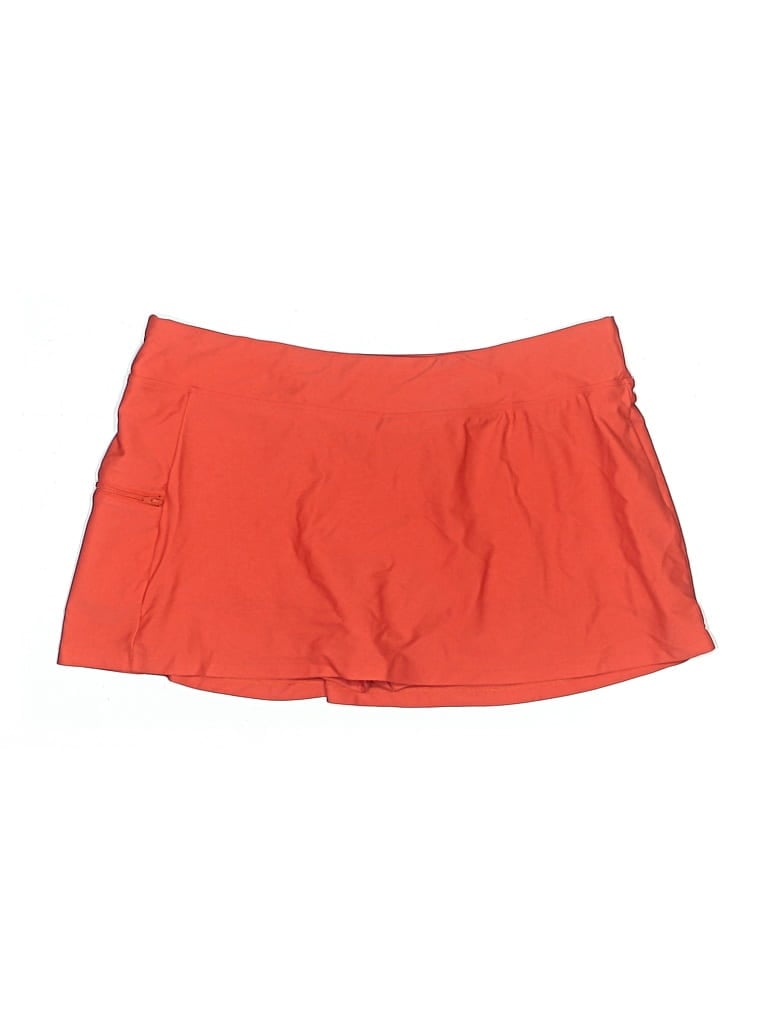 Pre-owned Assorted Brands Active Skort In Orange