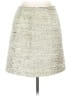 Hutch 100% Polyester Tweed Silver Casual Skirt Size 10 - photo 1