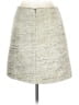 Hutch 100% Polyester Tweed Silver Casual Skirt Size 10 - photo 2
