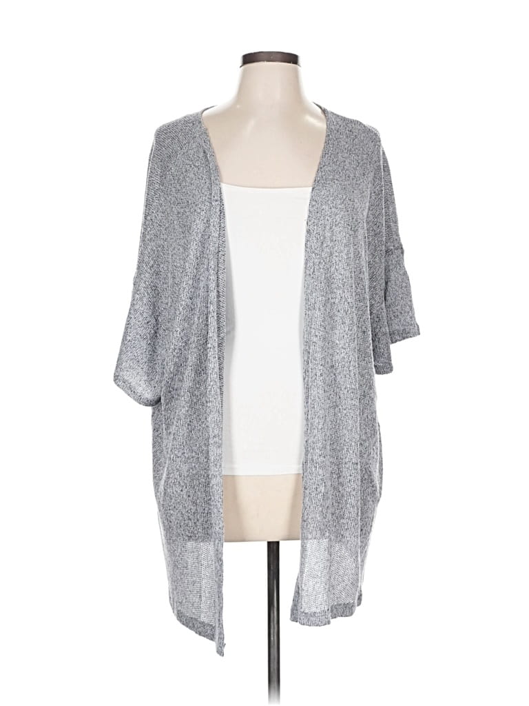 Pre-owned White Birch Kimono In Silver