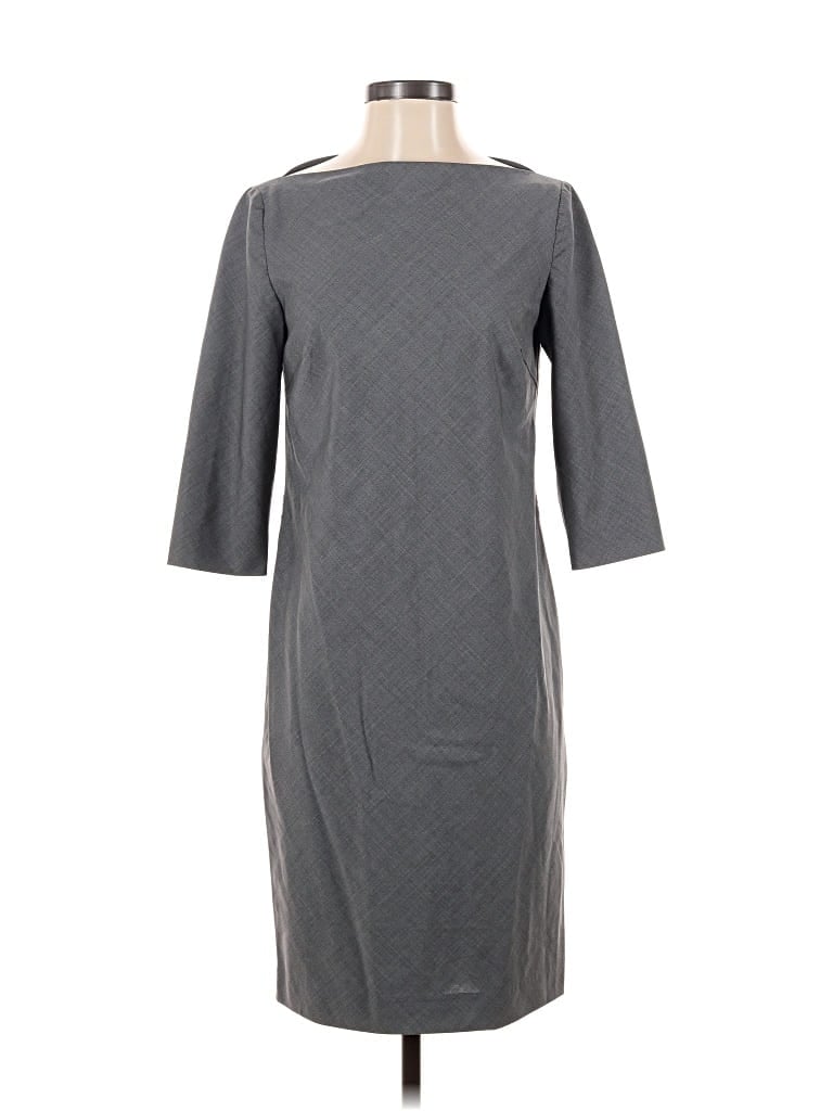 Pre-owned Ava & Aiden Casual Dress In Gray