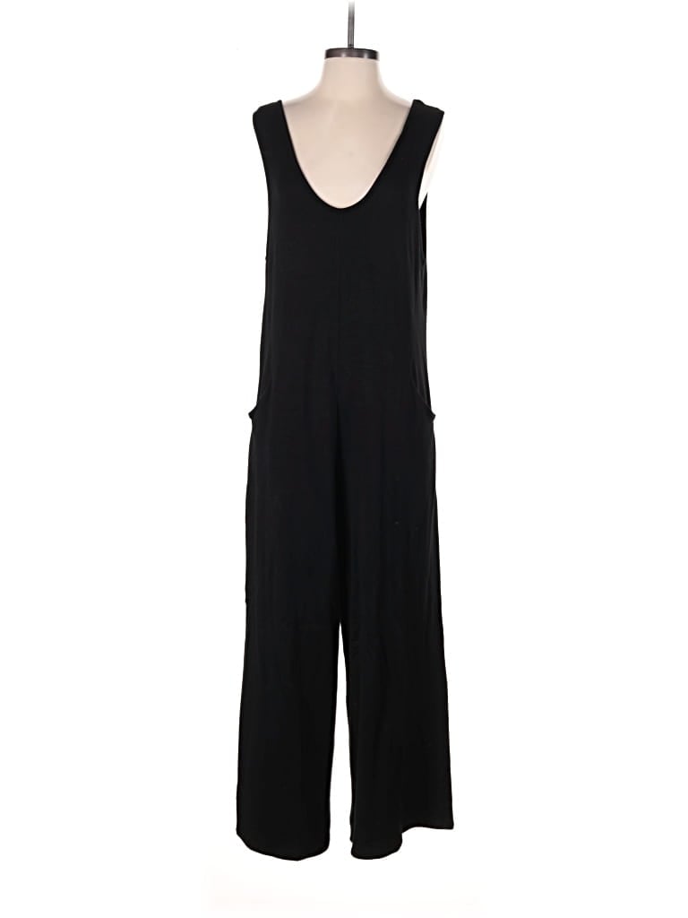 Pre-owned Corinne Overalls In Black