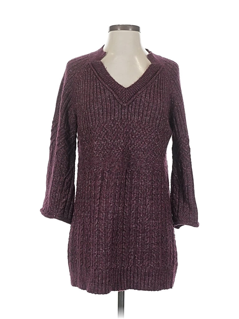 Pre-owned Cabi Pullover Sweater In Purple