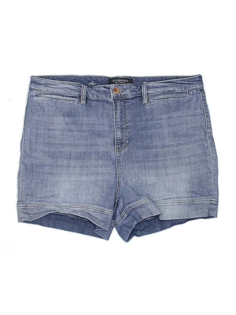 Pre-owned Liverpool Los Angeles Denim Shorts In Blue