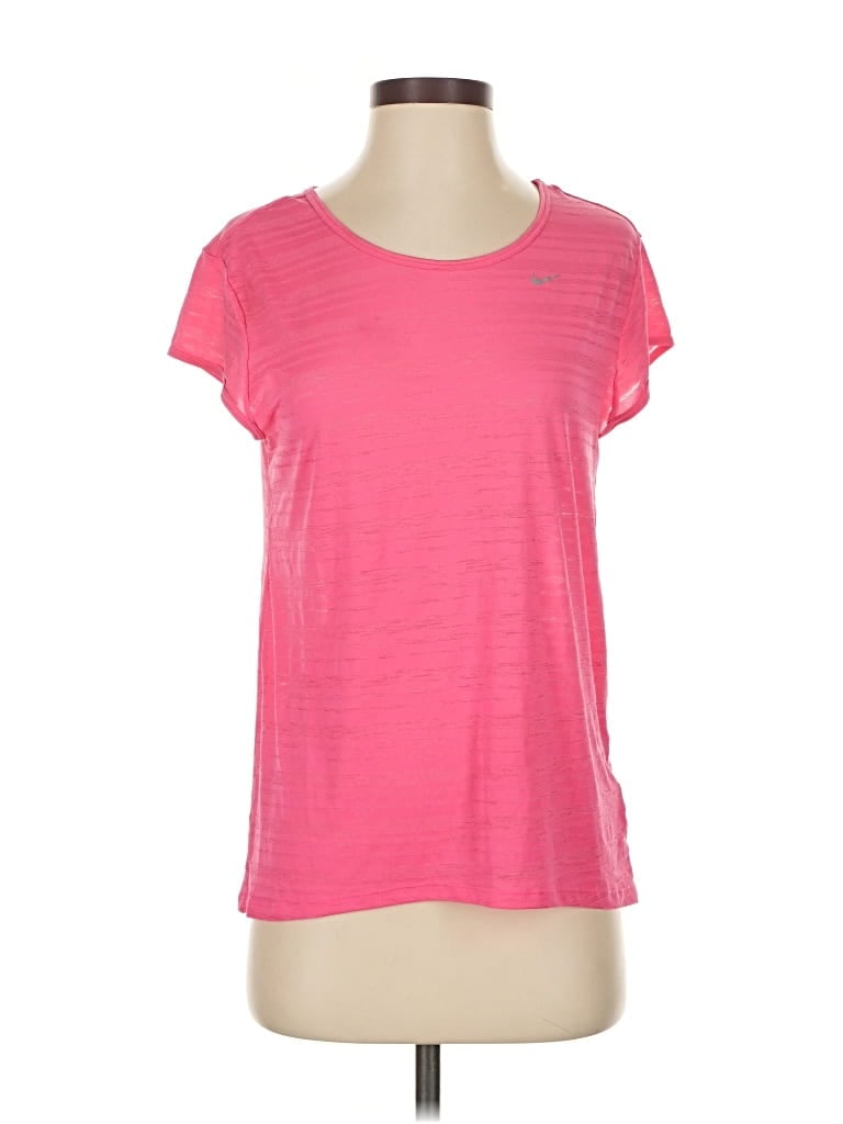 Pre-owned Nike Active T-shirt In Pink