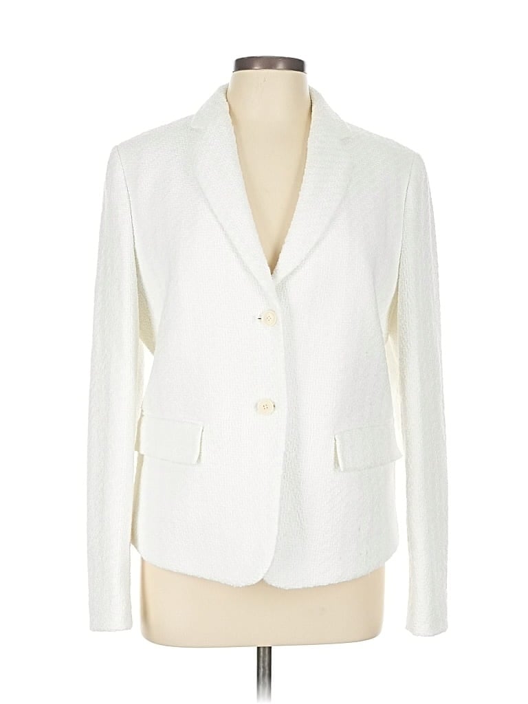 Pre-owned Boss By Hugo Boss Blazer Jacket In White