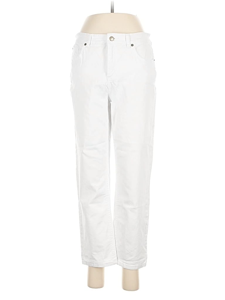 Pre-owned Jones New York Signature Jeans In White