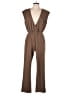 Grade & Gather Stripes Brown Jumpsuit Size S - photo 1