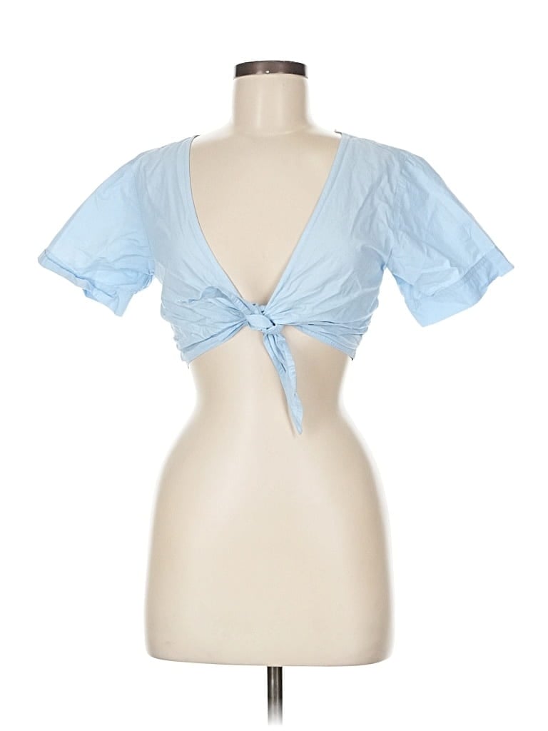 Pre-owned A.l.c Short Sleeve T-shirt In Blue