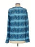 Equipment 100% Silk Snake Print Blue Long Sleeve Silk Top Size S - photo 2