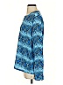 Equipment 100% Silk Snake Print Blue Long Sleeve Silk Top Size S - photo 5